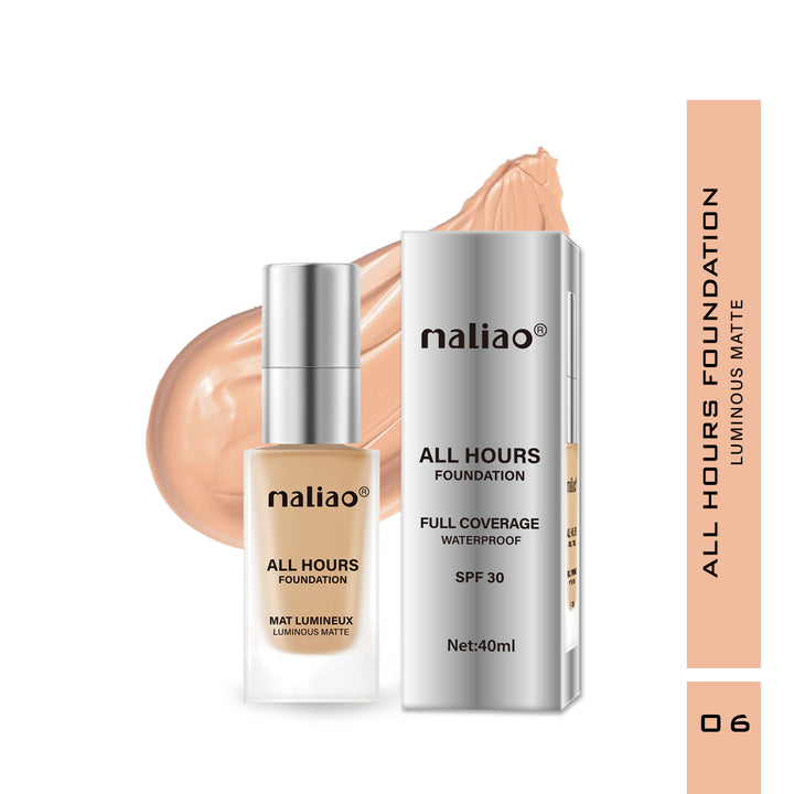 Maliao® All Hours Foundation Mat Lumineux Matte Glow