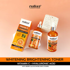 Maliao Vitamin C Whitening Brightening Toner with Berry Glutathione & Hyaluronic Acid