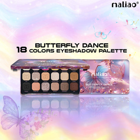 Maliao® Butterfly Dance 18 Color Eyeshadow Palette