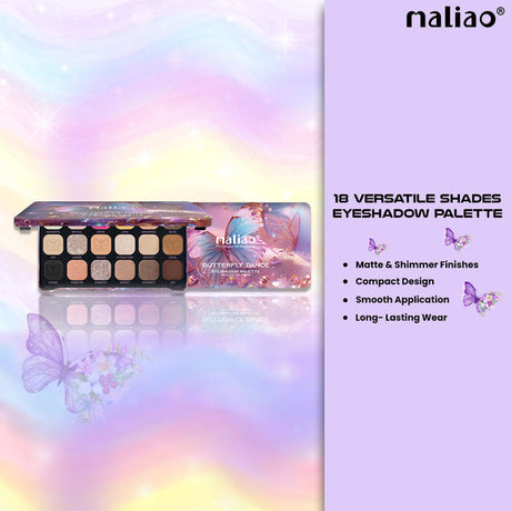 Maliao® Butterfly Dance 18 Color Eyeshadow Palette