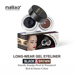 Maliao 2-in-1 Gel Eyeliner with Brush
