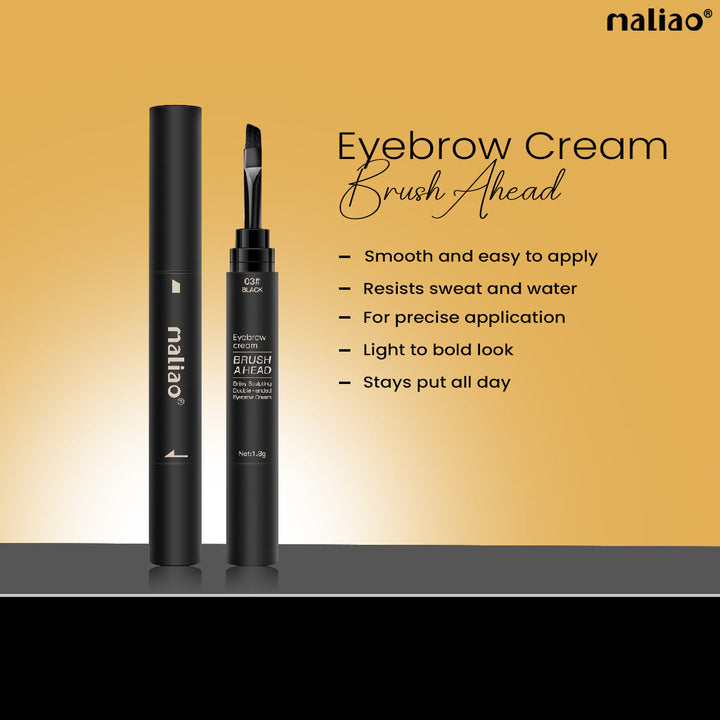 Maliao® Double-Ended Eyebrow Cream Brush