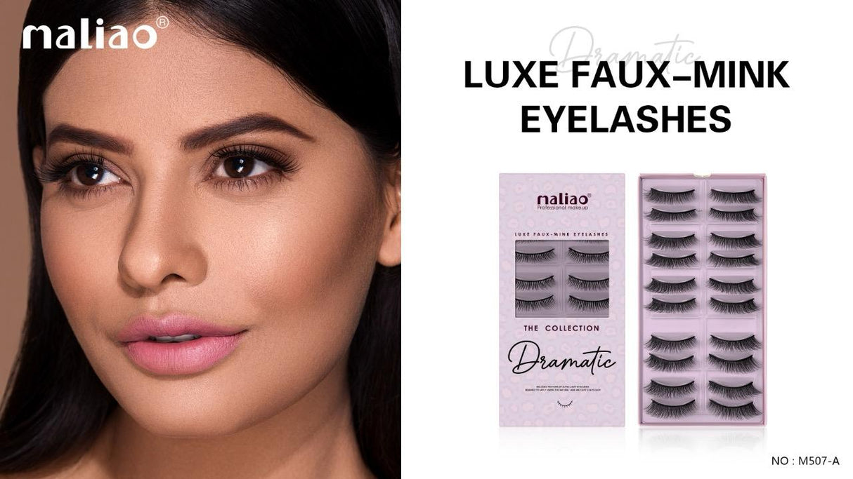 Maliao® Dramatic Faux Mink Eyelashes Set