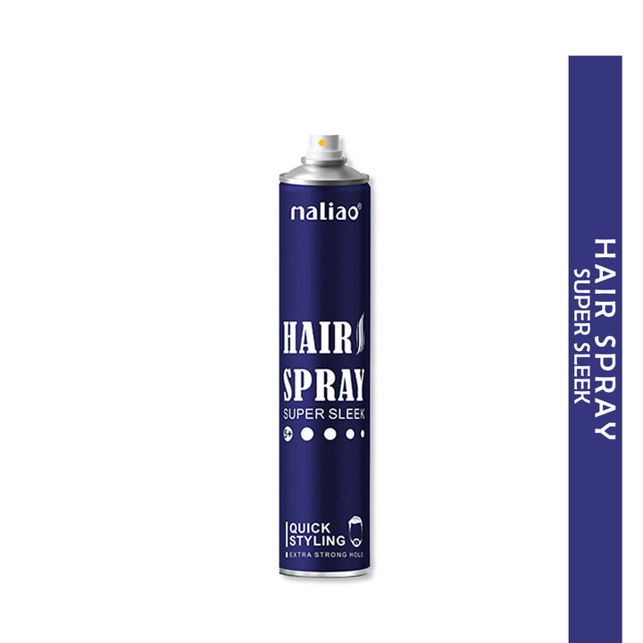 Maliao hair spray can on a white background