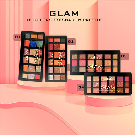 Maliao® Glam 18 Colors Eyeshadow Palette