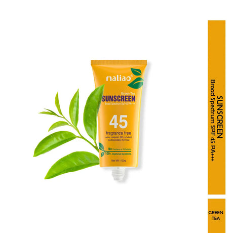 Maliao® Green Tea Sunscreen SPF 45 PA+++. maliao.pk