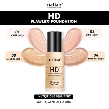 Maliao® HD Flawless Foundation Banana Moisture Full Coverage