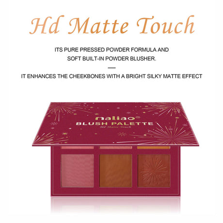 Maliao® HD Matte Touch Blush Palette 6 Colors