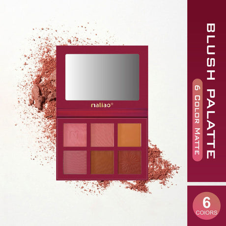 Maliao® HD Matte Touch Blush Palette 6 Colors