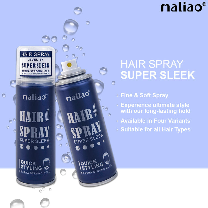 Maliao® Hair spray Level 5+ Strong Hold. maliao.pk