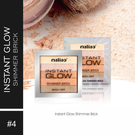 Maliao® Instant Glow Shimmer Brick Powder. maliao.pk