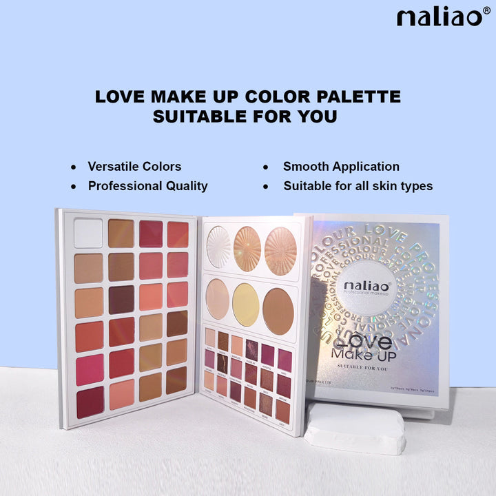 Maliao® Love Makeup All-in-One Color Palette. maliao.pk