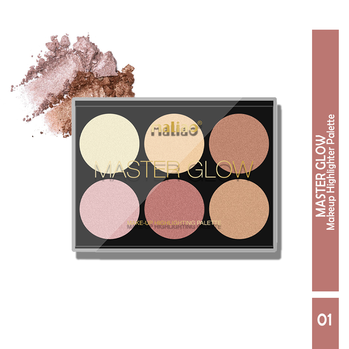 Maliao® Master Glow Highlighting Palette – Radiant Finish. maliao.pk