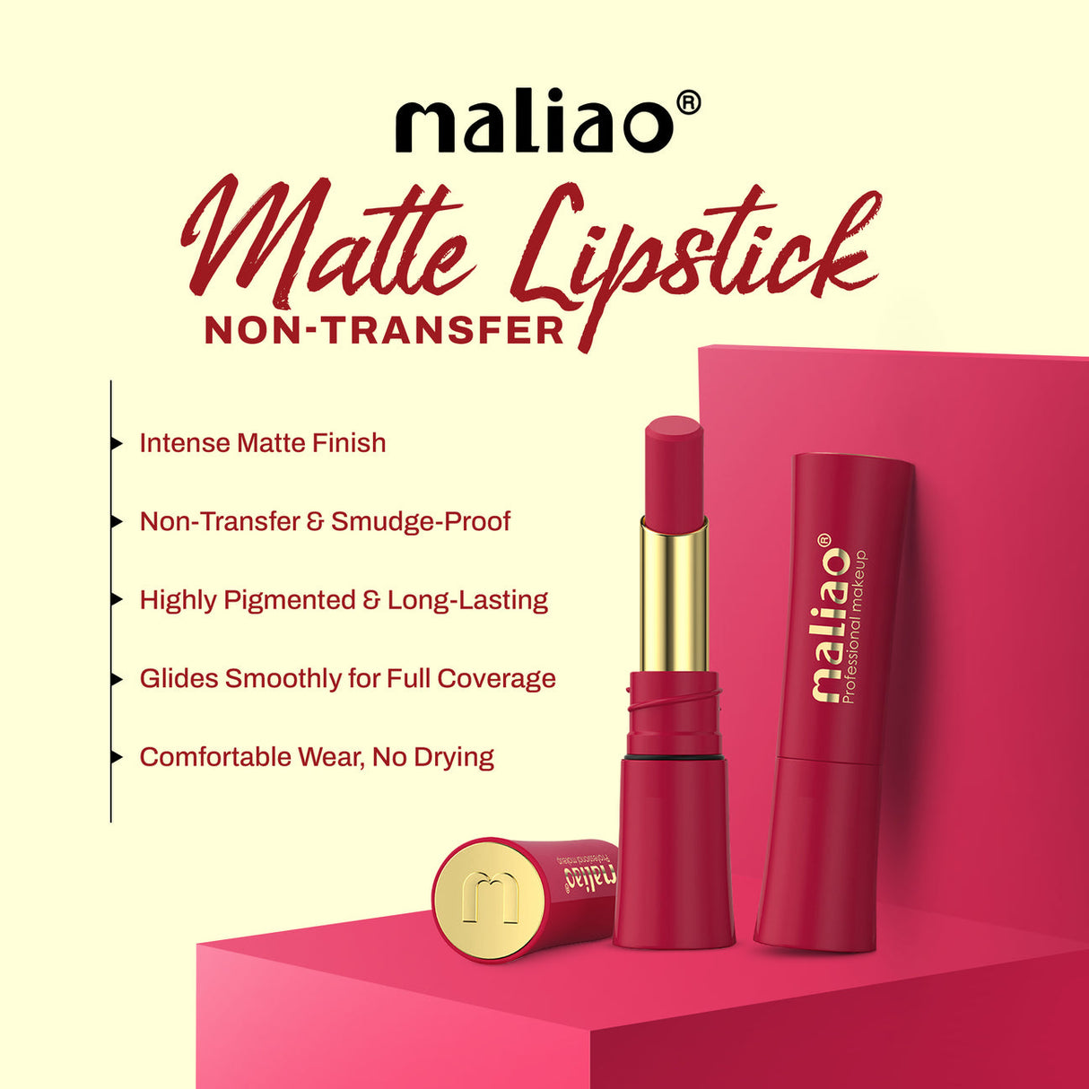 Maliao® Matte Lipstick Non-Transfer Long-Lasting