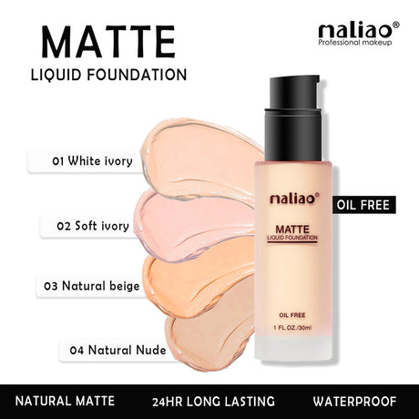 Maliao® Matte Liquid Foundation Oil-Free 30ml