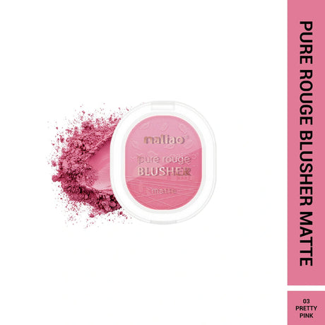 Maliao® Pure Rouge Matte Blush – Natural Glow