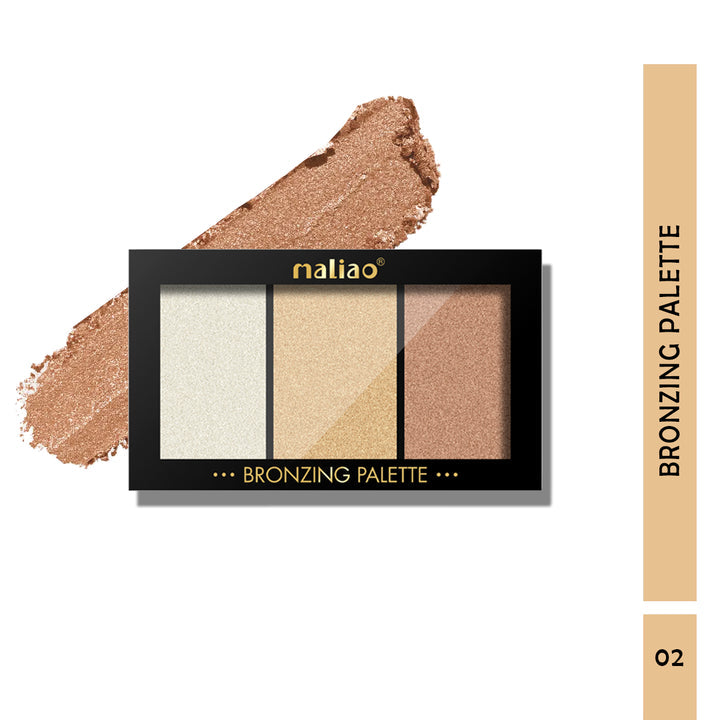 Maliao® Shimmering Bronzing Palette Glow Finish