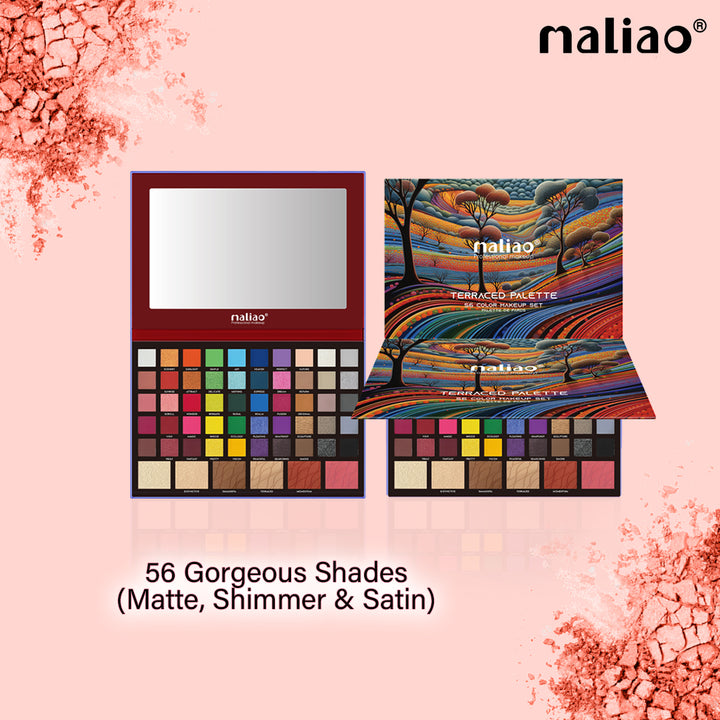 Maliao® Terraced Makeup Palette 56 Colors – Pro Kit