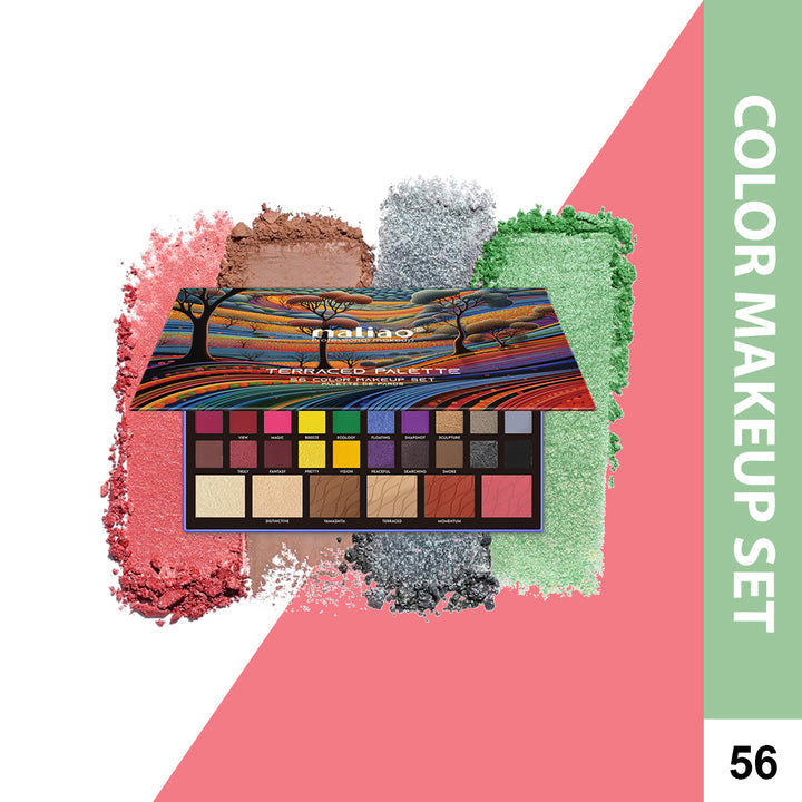 Maliao® Terraced Makeup Palette 56 Colors – Pro Kit
