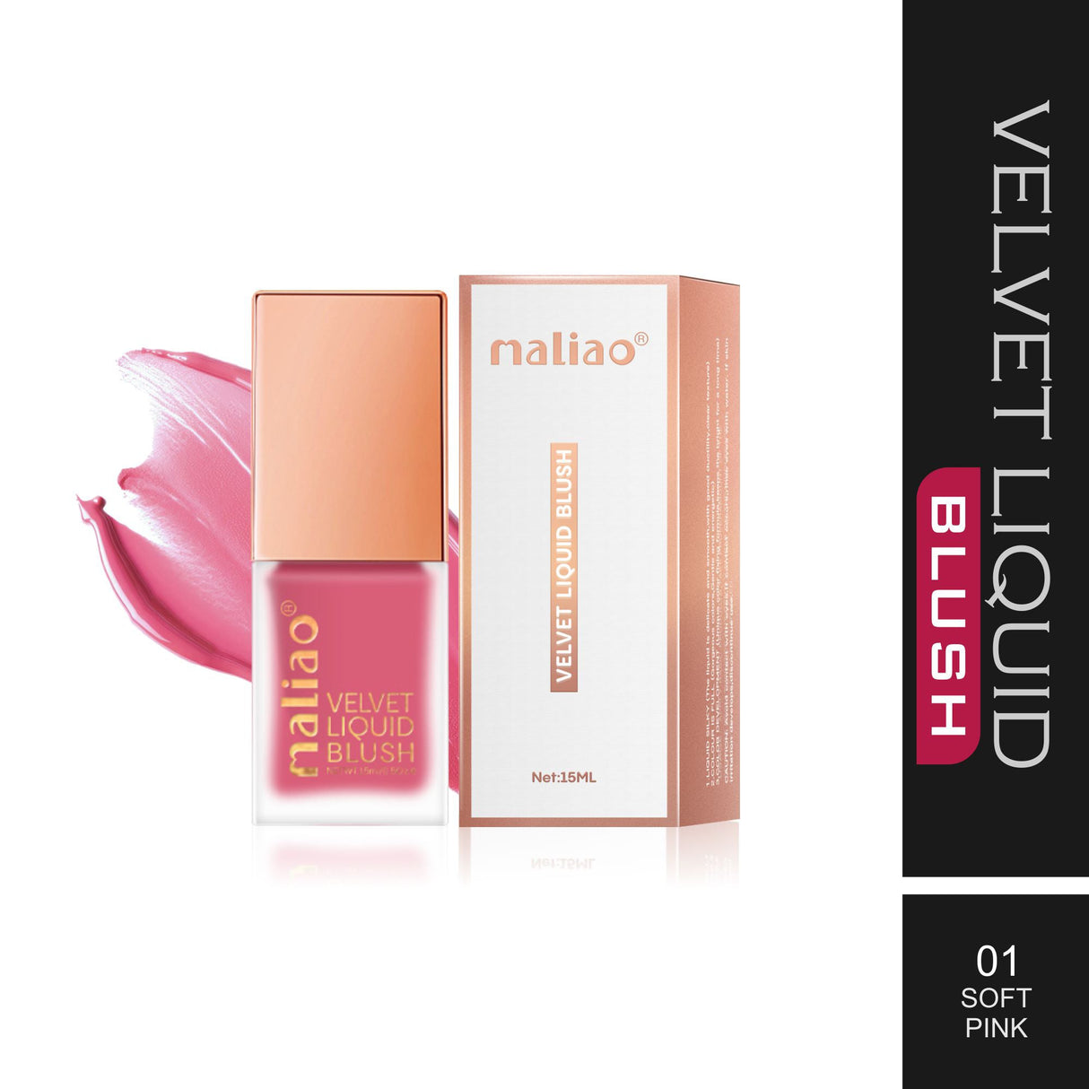 Maliao® Velvet Liquid Blush – Long-Lasting Glow