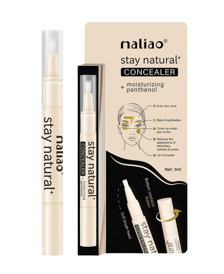 Maliao stay natural concealer with packaging on a white background
