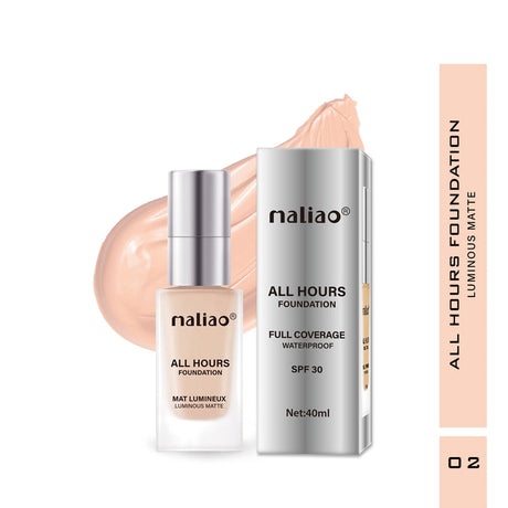 Maliao® All Hours Foundation Mat Lumineux Matte Glow