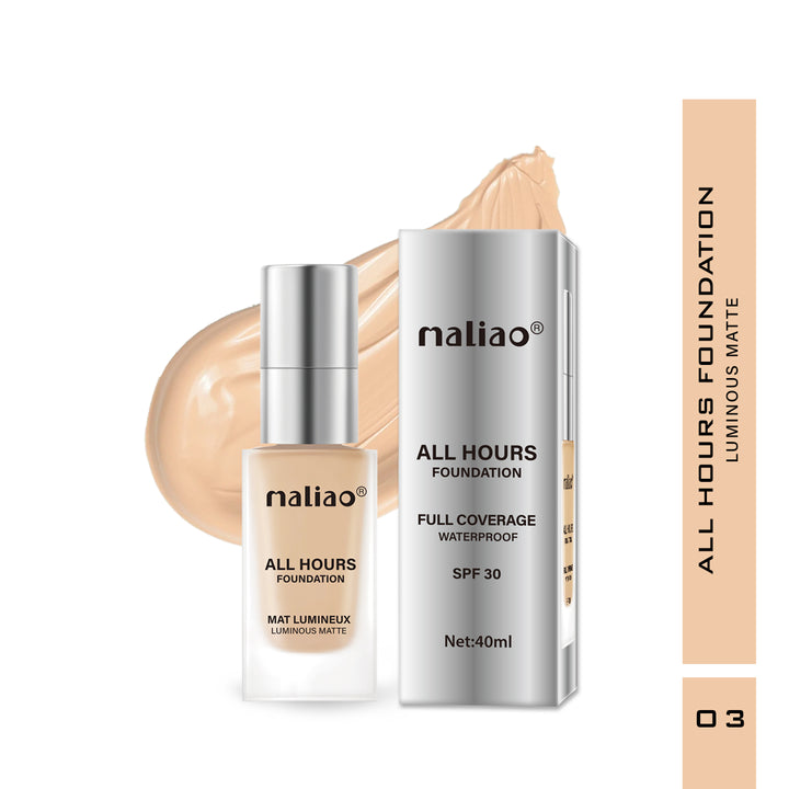 Maliao® All Hours Foundation Mat Lumineux Matte Glow