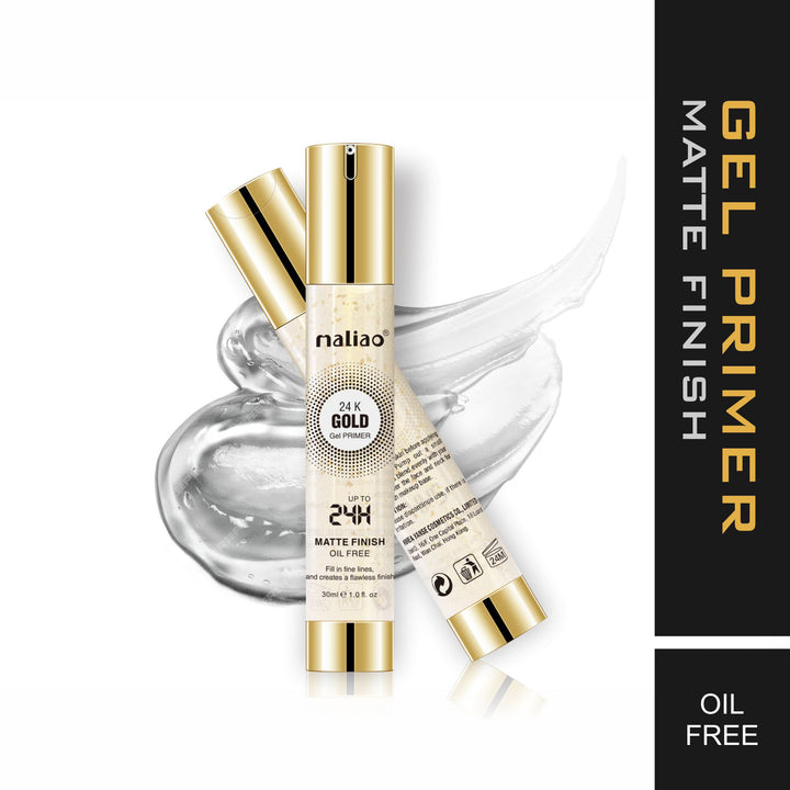 MALIAO 24K Gold Gel Matte Finish Oil-Free Primer