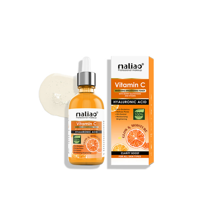 Maliao Vitamin C Whitening Brightening Toner with Berry Glutathione & Hyaluronic Acid