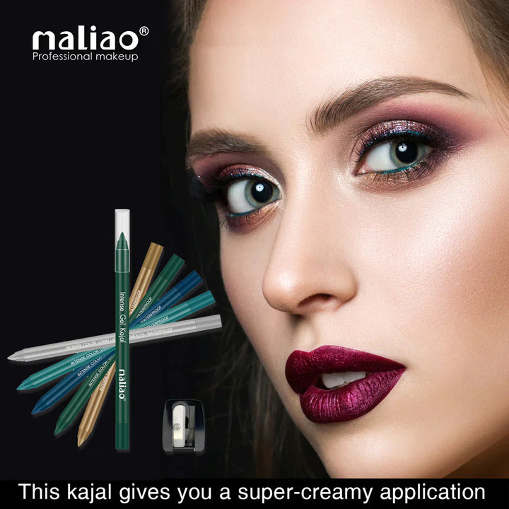 Maliao® Intense Gel Kajal Waterproof Eyeliner – Long Lasting