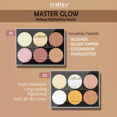 Maliao Master Glow High Definition Highlighting Palette