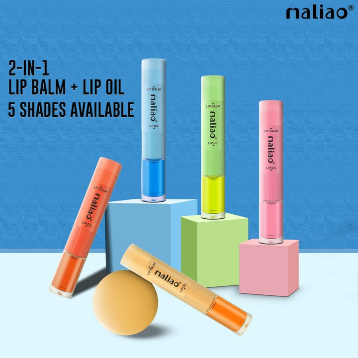 Maliao Professional Make-up 2 in 1 Lip Balm + Lip Oil