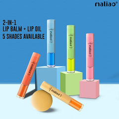 Maliao Professional Make-up 2 in 1 Lip Balm + Lip Oil