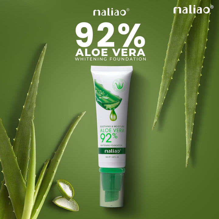 Maliao Aloe Vera 92% Soothing & Moisture Whitening Foundation