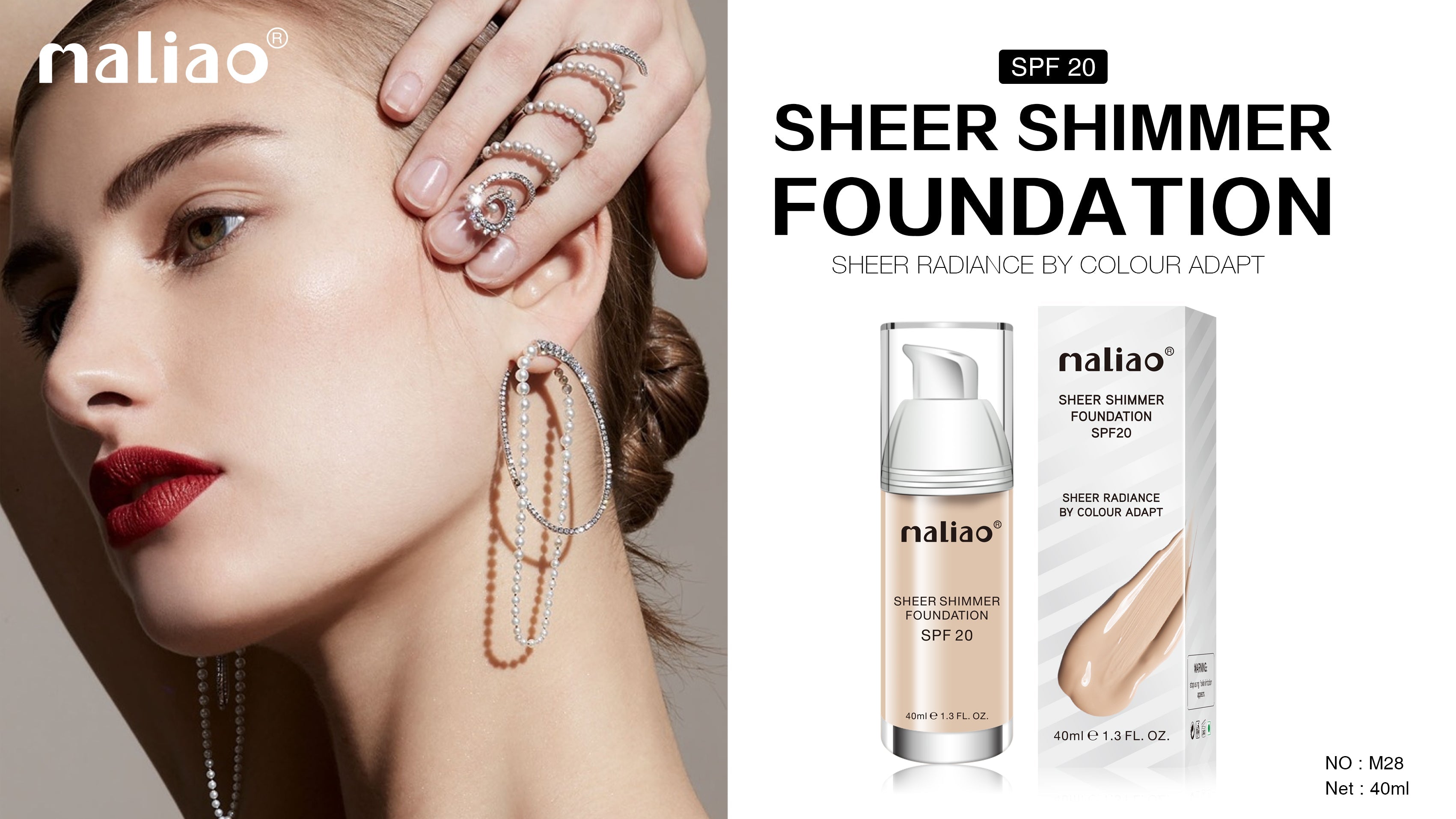 Maliao Sheer Shimmer Foundation