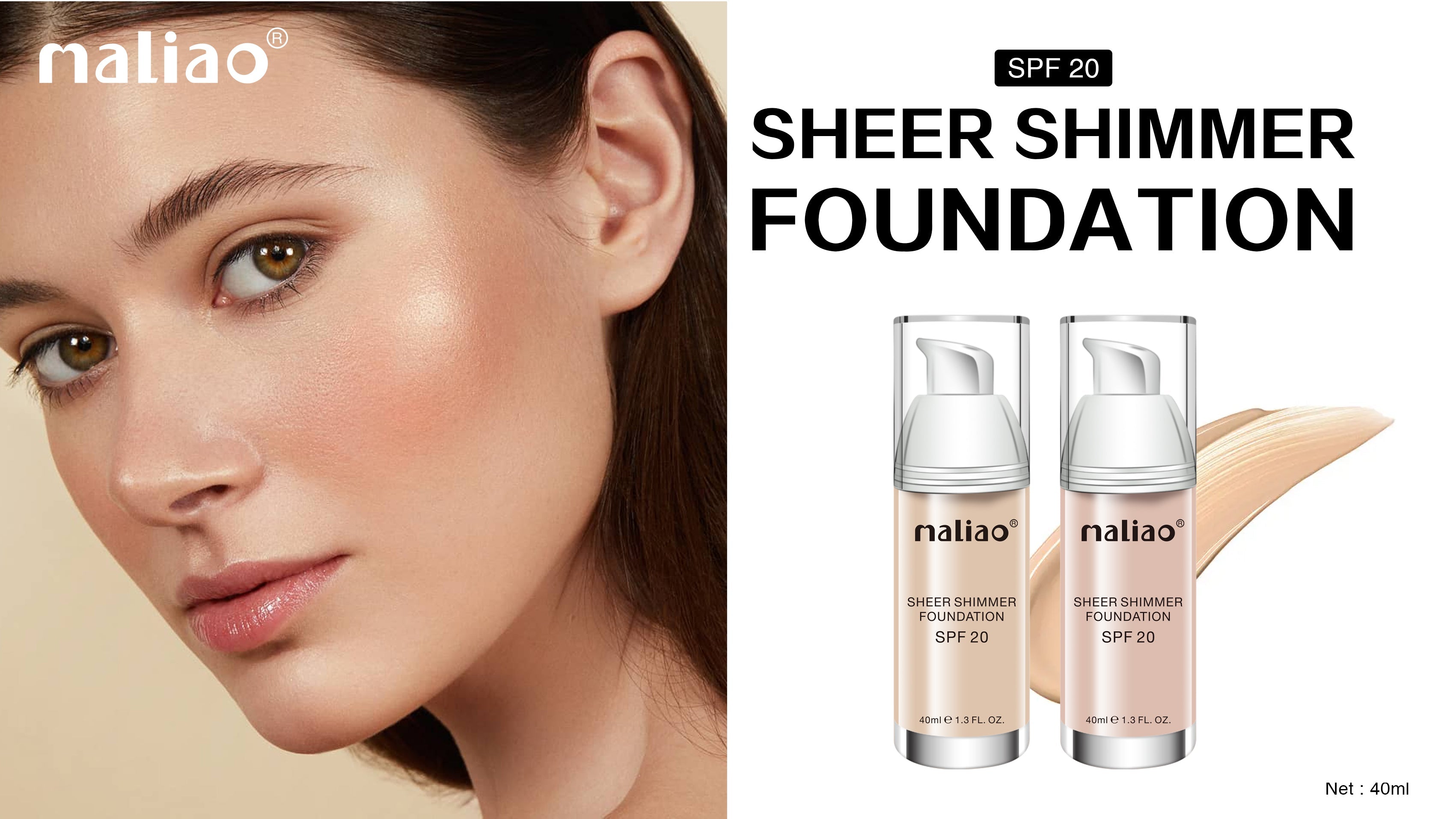 Maliao Sheer Shimmer Foundation
