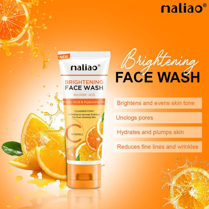 Maliao Vitamin C Face Wash with Vitamin C & Turmeric