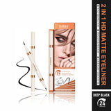 Maliao® 2-in-1 HD Matte Eyeliner Waterproof Black