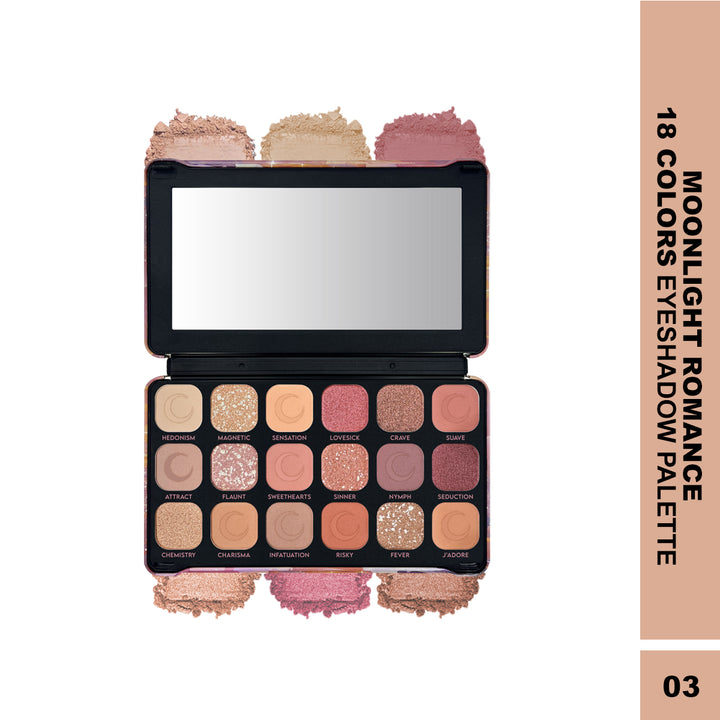 Maliao Butterfly Dance Moonlight Romance, Forever 18-Color Eyeshadow Palette