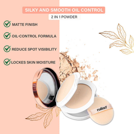 Maliao® 2-in-1 Compact Powder – Oil Control Matte.maliao.pk
