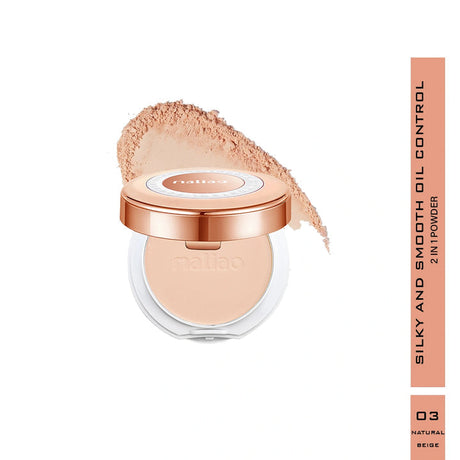 Maliao® 2-in-1 Compact Powder – Oil Control Matte. maliao.pk