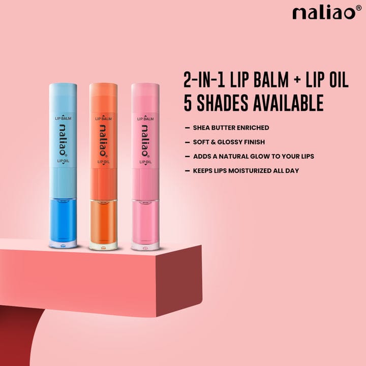 Maliao® 2-in-1 Lip Balm & Lip Oil – Hydrating Gloss