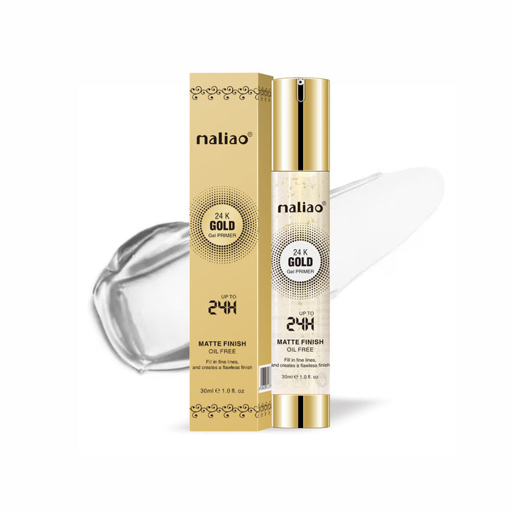 Maliao® 24K Gold Gel Matte Primer – Oil-Free Base. maliao.pk