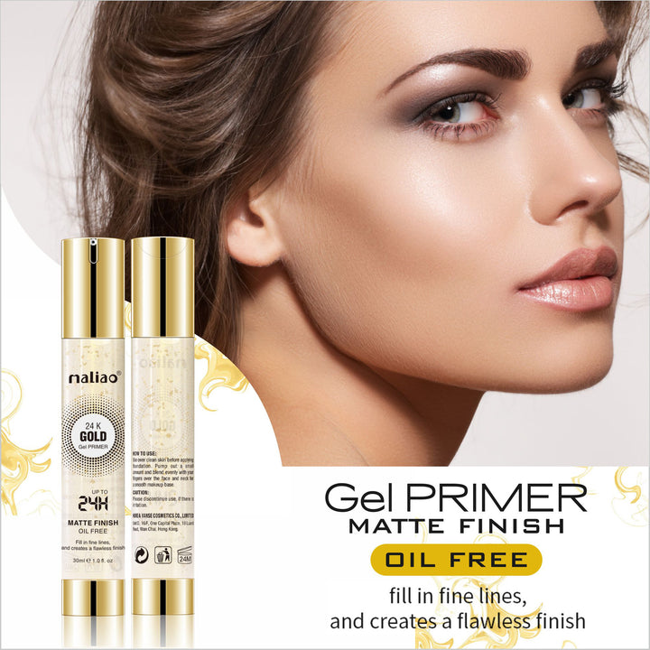 Maliao® 24K Gold Gel Matte Primer – Oil-Free Base. maliao.pk