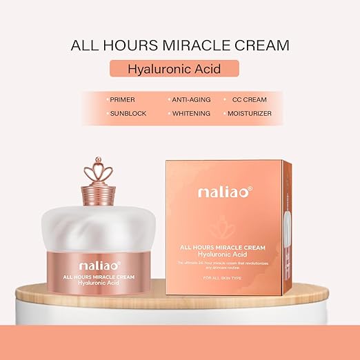 Maliao All Hours Miracle Cream with packaging on a white background. maliao.pk