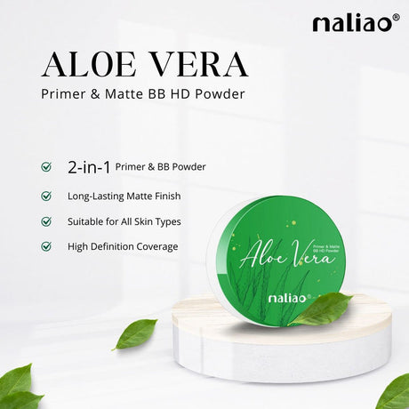 Maliao® Aloe Vera Primer & Matte BB Powder. maliao.pk