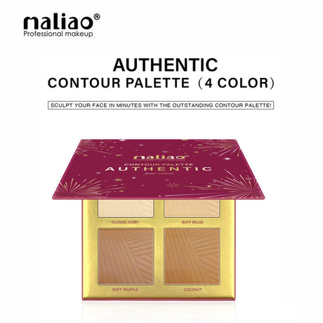 Maliao contour palette with four colors on a white background. maliao.pk