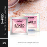 Maliao® Baked Blusher & Highlighter Glow Duo