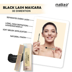 Maliao Black Lash Mascara Extreme 3D Dimension for Mesmerizing Lashes