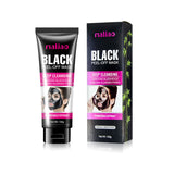 Maliao Black Peel-Off Mask packaging on a white background. maliao.pk